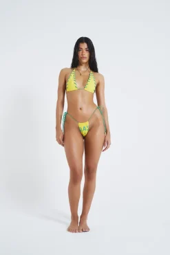 Jaded London Bikini Tops*Amarela Laced Edge Halter Neck Bikini Top