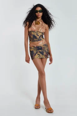 Jaded London New In Beach & Swimwear*Ammos Cut Out Mini Skirt