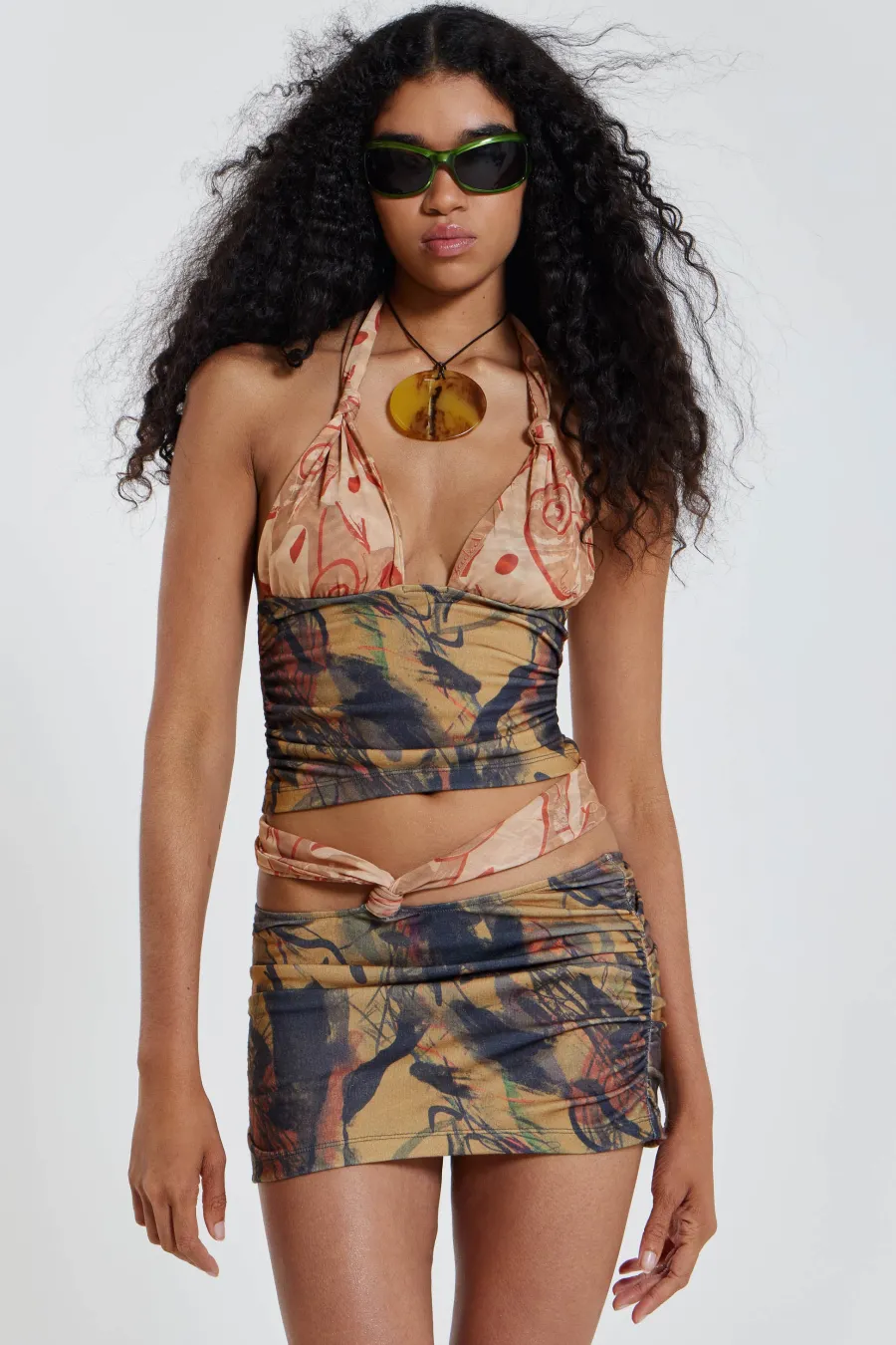 Jaded London *Ammos Cut Out Mini Skirt