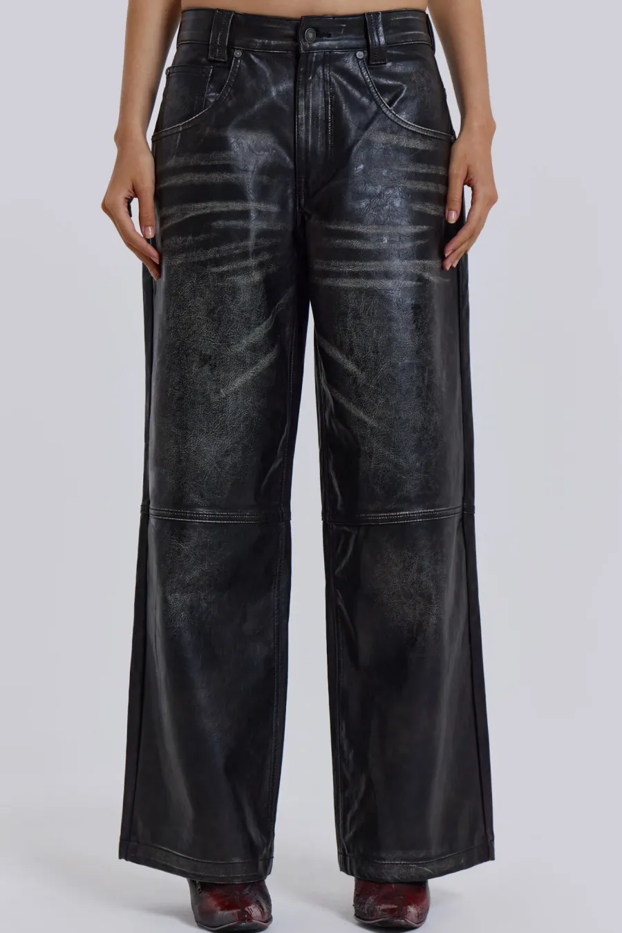 Jaded London *Ash Faux Leather Colossus