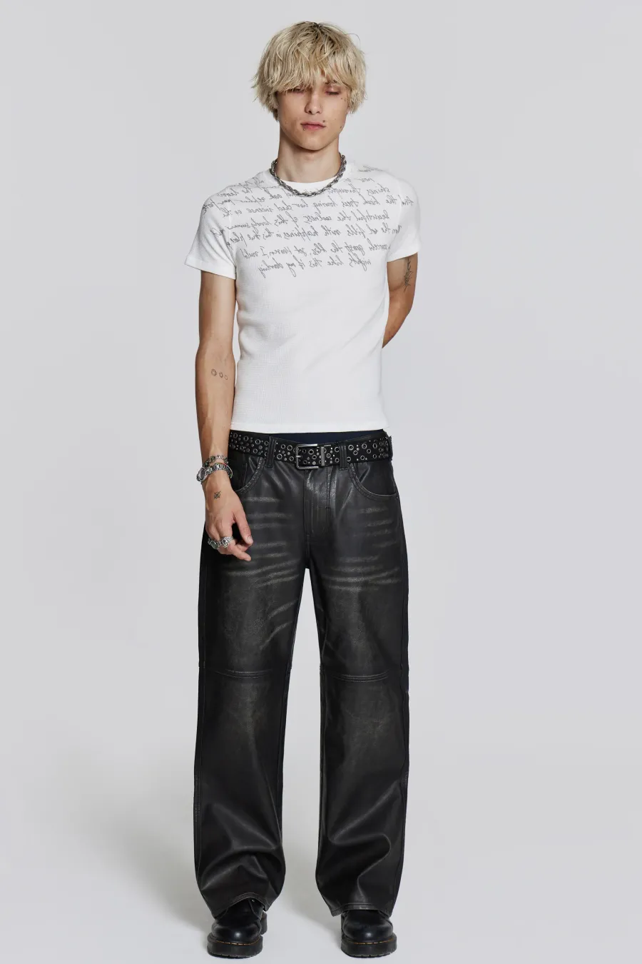Jaded London Jeans*Ash Faux Leather Pants