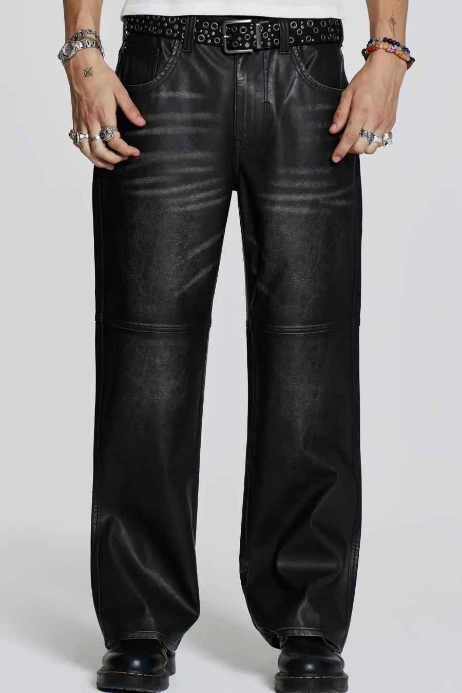Jaded London Trousers*Ash Faux Leather Pants