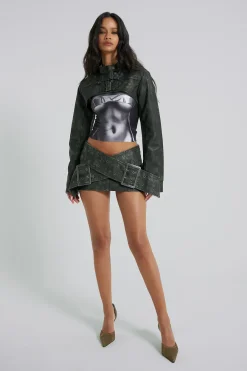 Jaded London *Assassin Micro Mini Skirt