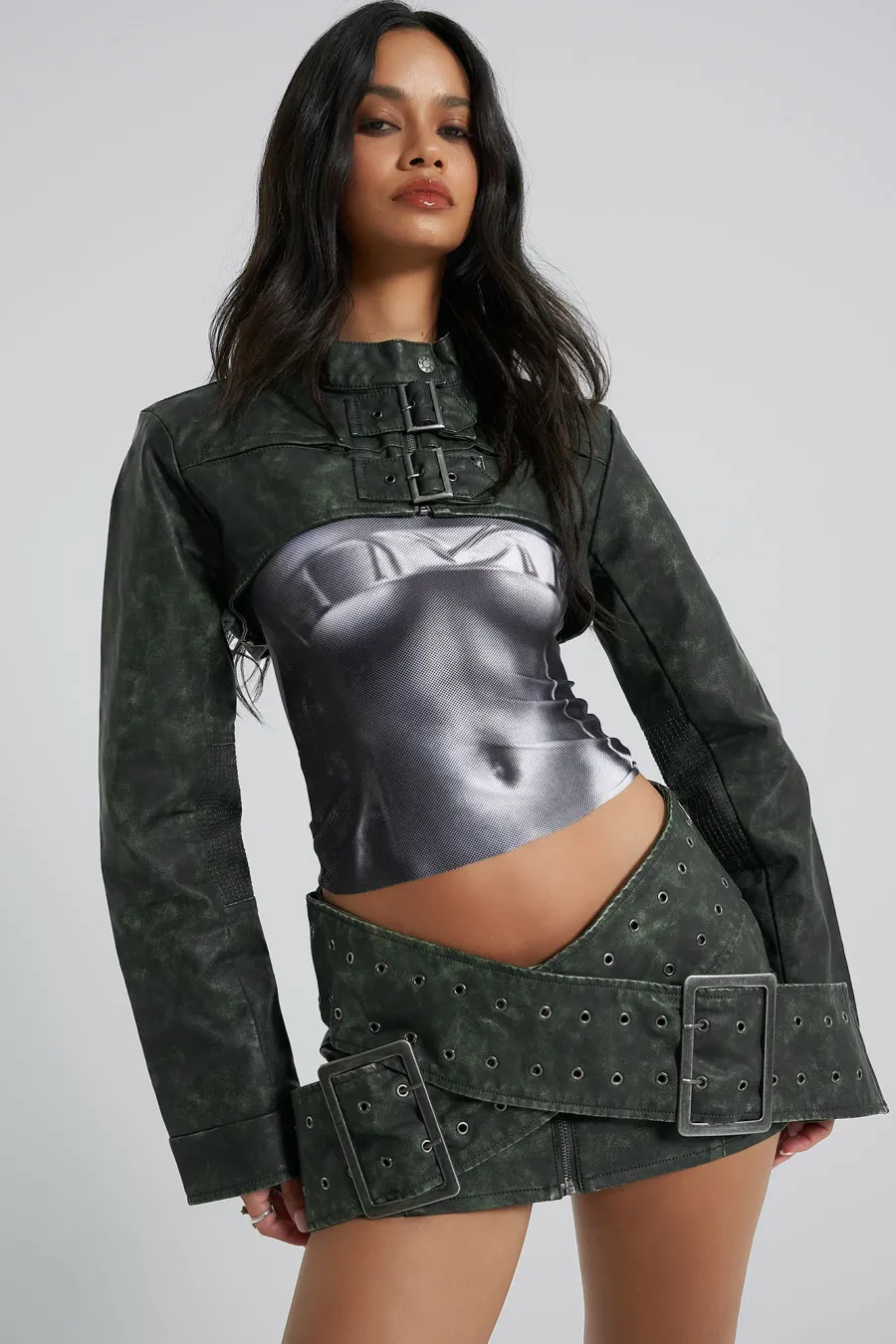 Jaded London *Assassin Micro Mini Skirt