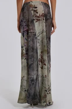 Jaded London *Asteria Panelled Maxi Skirt