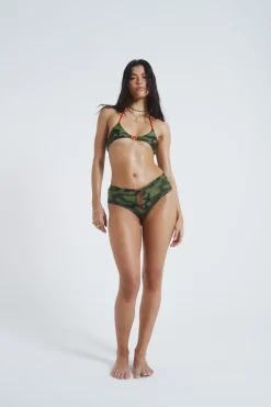 Jaded London Bikini Bottoms*Astro Camo Hot Pant Bikini Bottoms