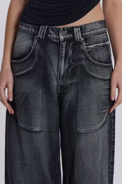 Jaded London Jeans*Black Ethereal Colossus Jeans