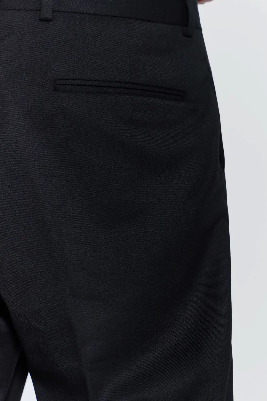 Jaded London Trousers*Black Flared Suit Pant