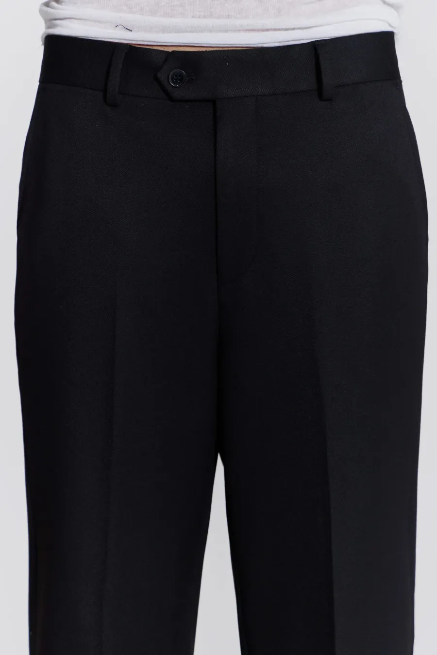 Jaded London Trousers*Black Flared Suit Pant