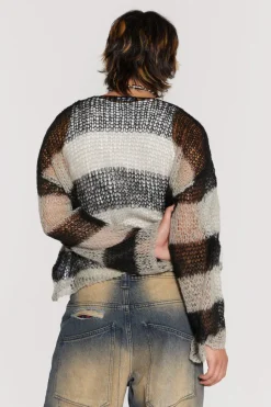 Jaded London Knitwear*Black Nirvana Jumper