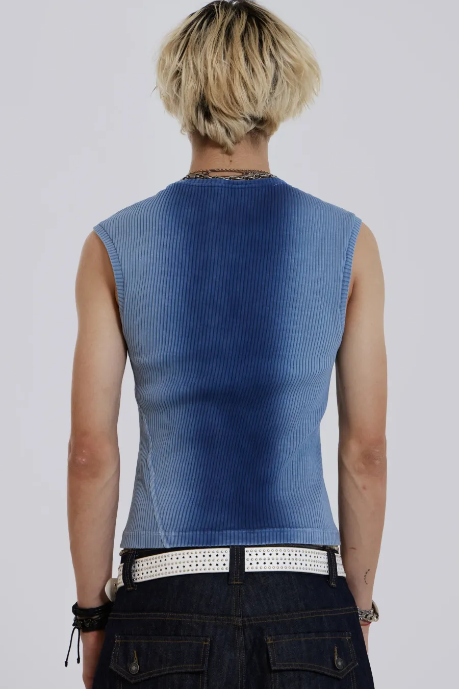 Jaded London Vests*Blue Glare Tank