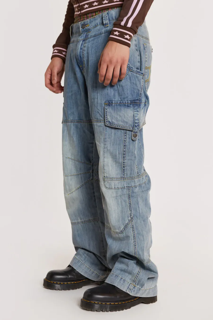 Jaded London Cargo Pants*Blue Millennium Cargo Jeans