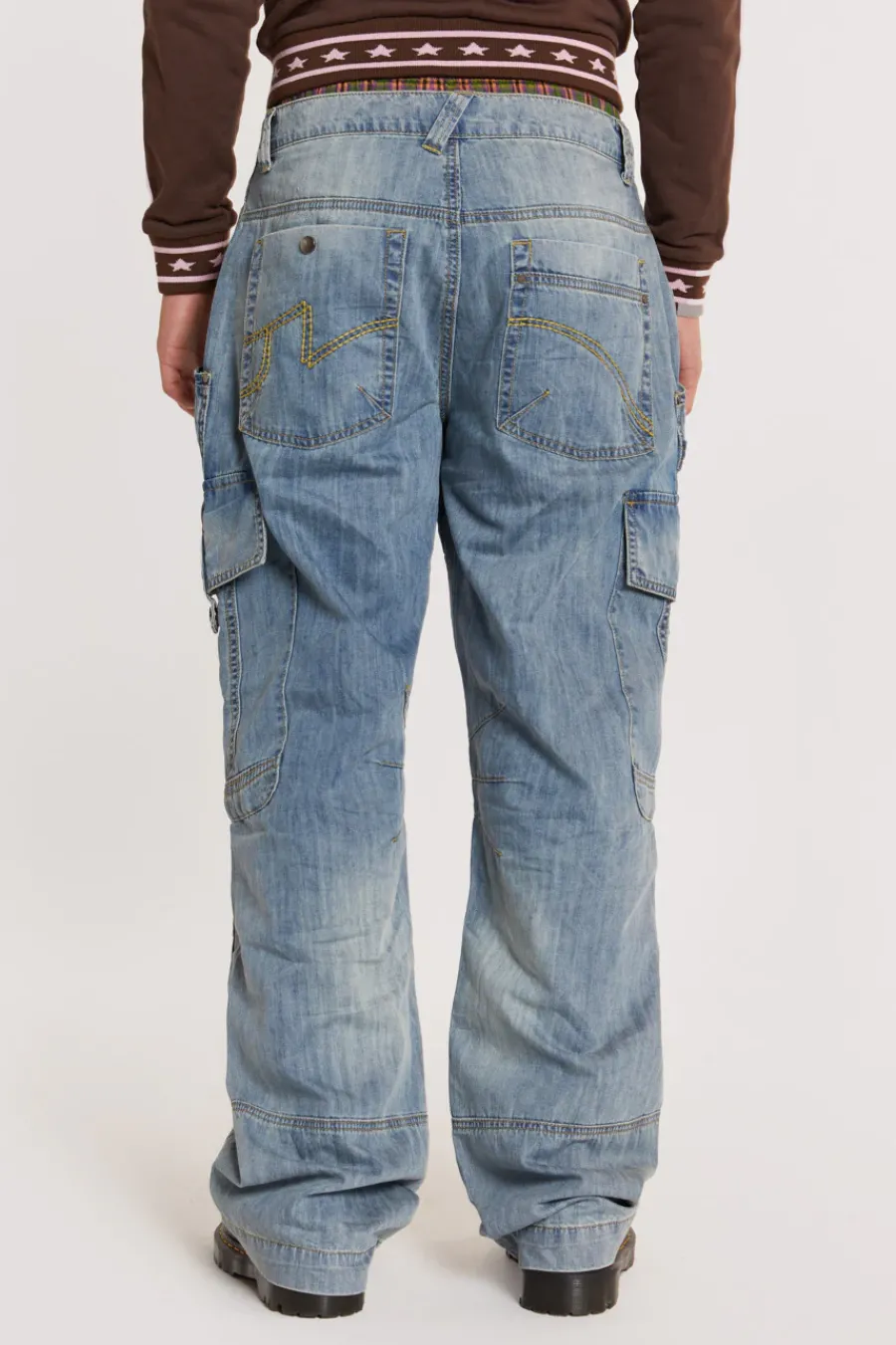 Jaded London Cargo Pants*Blue Millennium Cargo Jeans