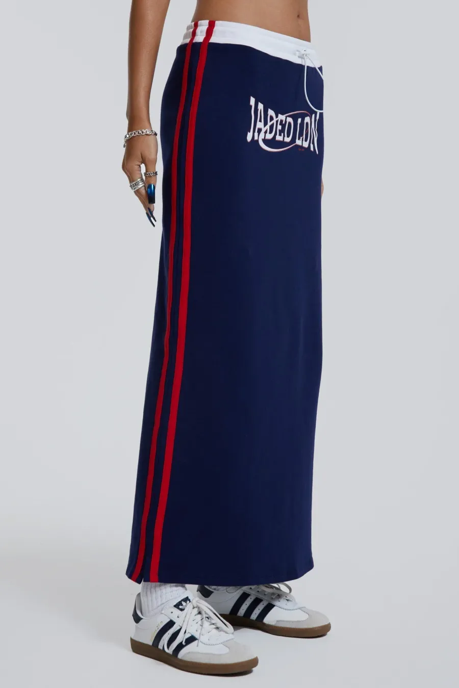 Jaded London Maxi Skirts*Blueprint Jersey Maxi Skirt With Toggle Detail