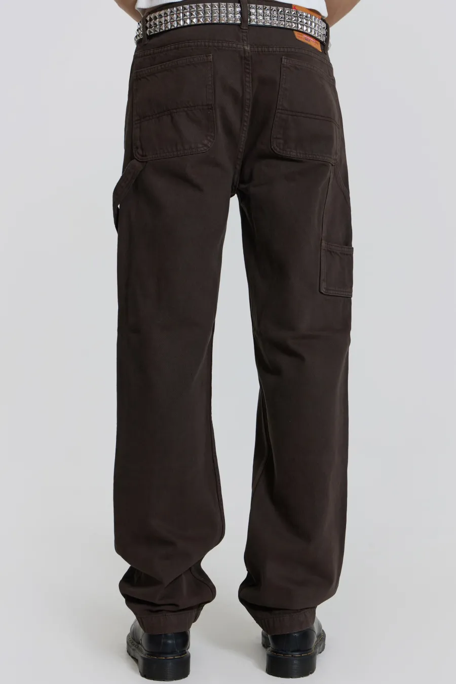 Jaded London Jeans*Brown Carpenter Jeans In Skate Fit