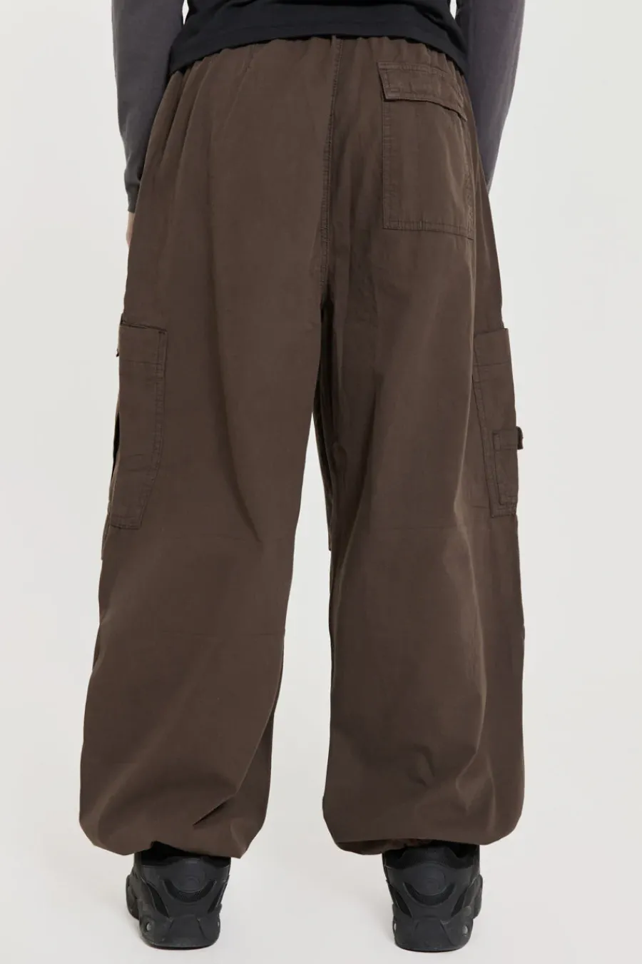 Jaded London Parachute Pants*Brown Parachute Cargo Pants