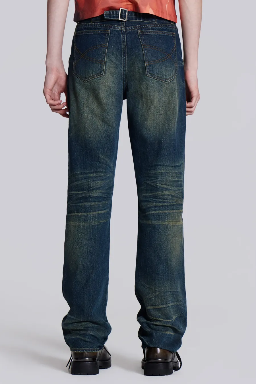 Jaded London Slim/Straight Jeans*Busted Scott Jeans