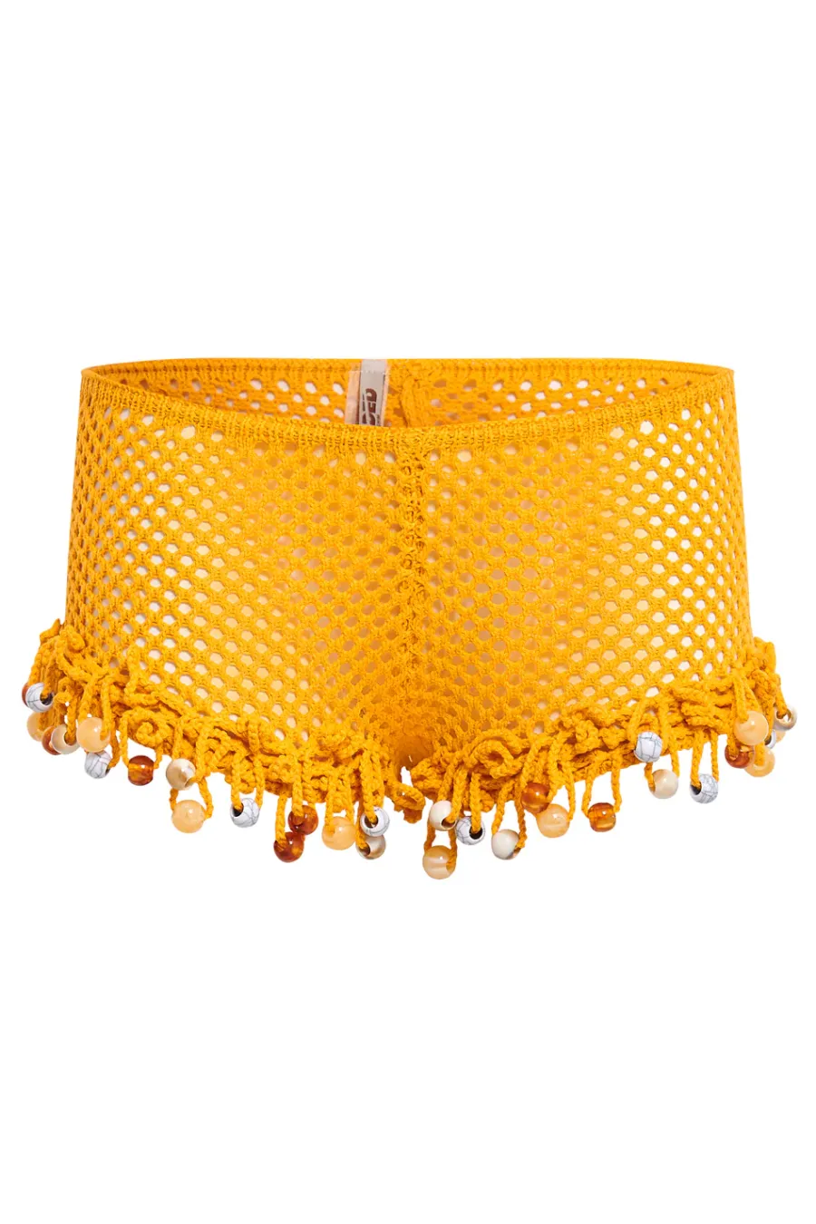 Jaded London Knitwear*Canary Knit Shorts With Beaded Trim