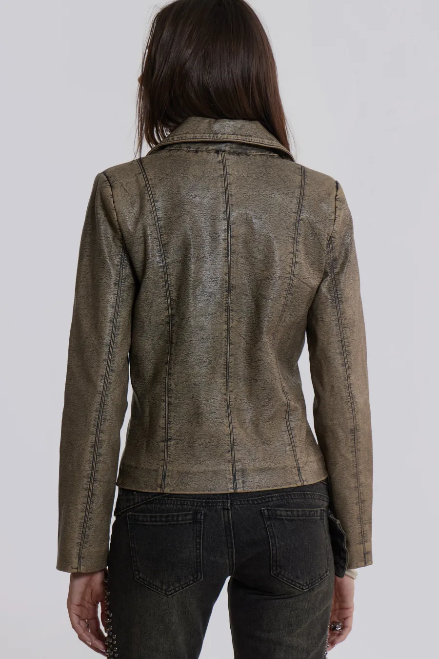 Jaded London *Cannon Faux Leather Jacket