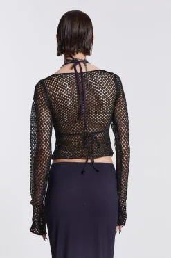 Jaded London Knitwear*Capella Knitted Top With Hardware Trim