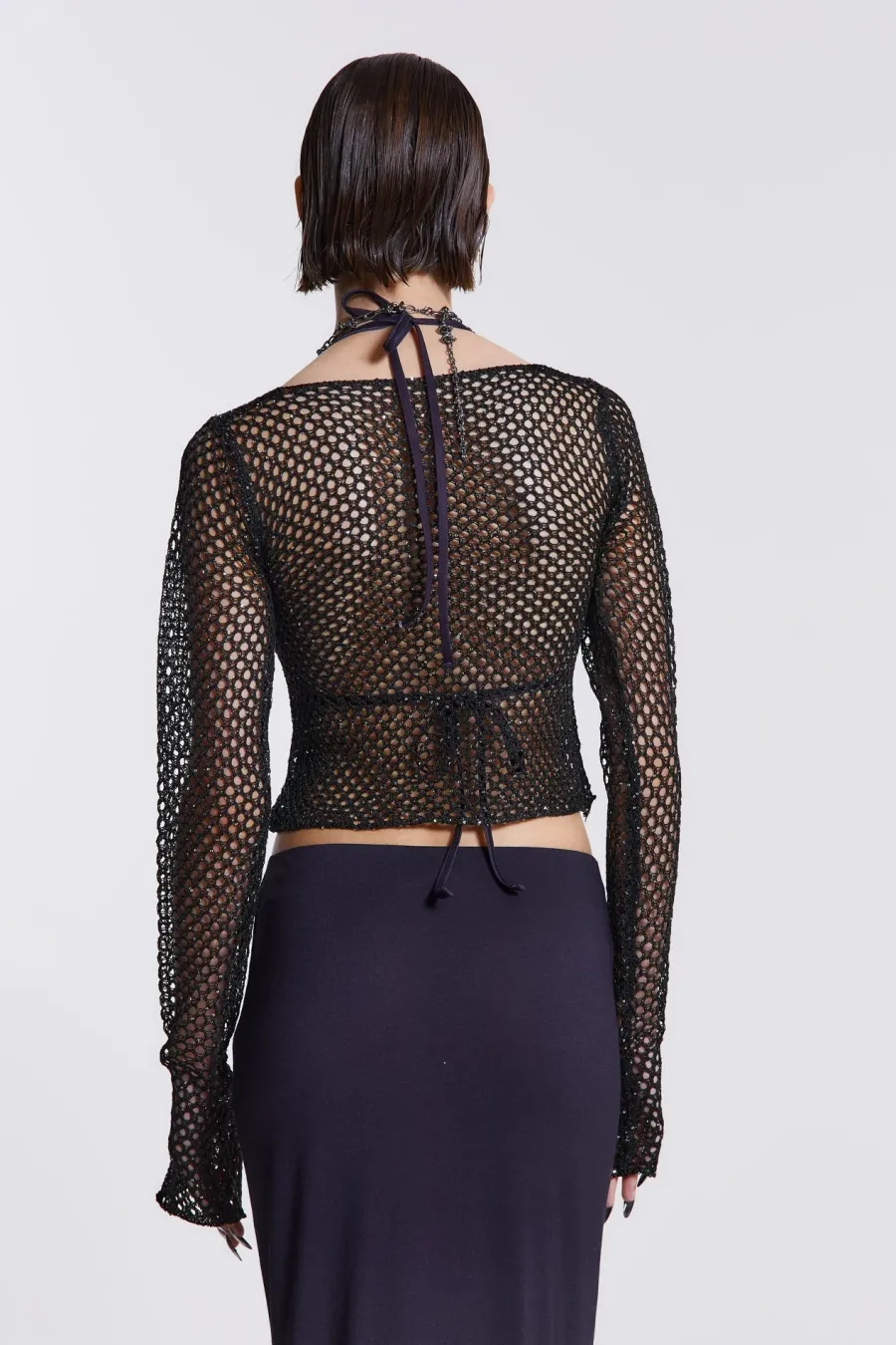 Jaded London Knitwear*Capella Knitted Top With Hardware Trim