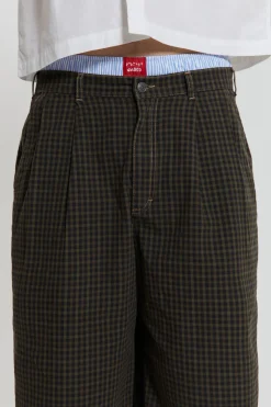 Jaded London Jorts & Shorts*Charcoal Check Fairway Shorts