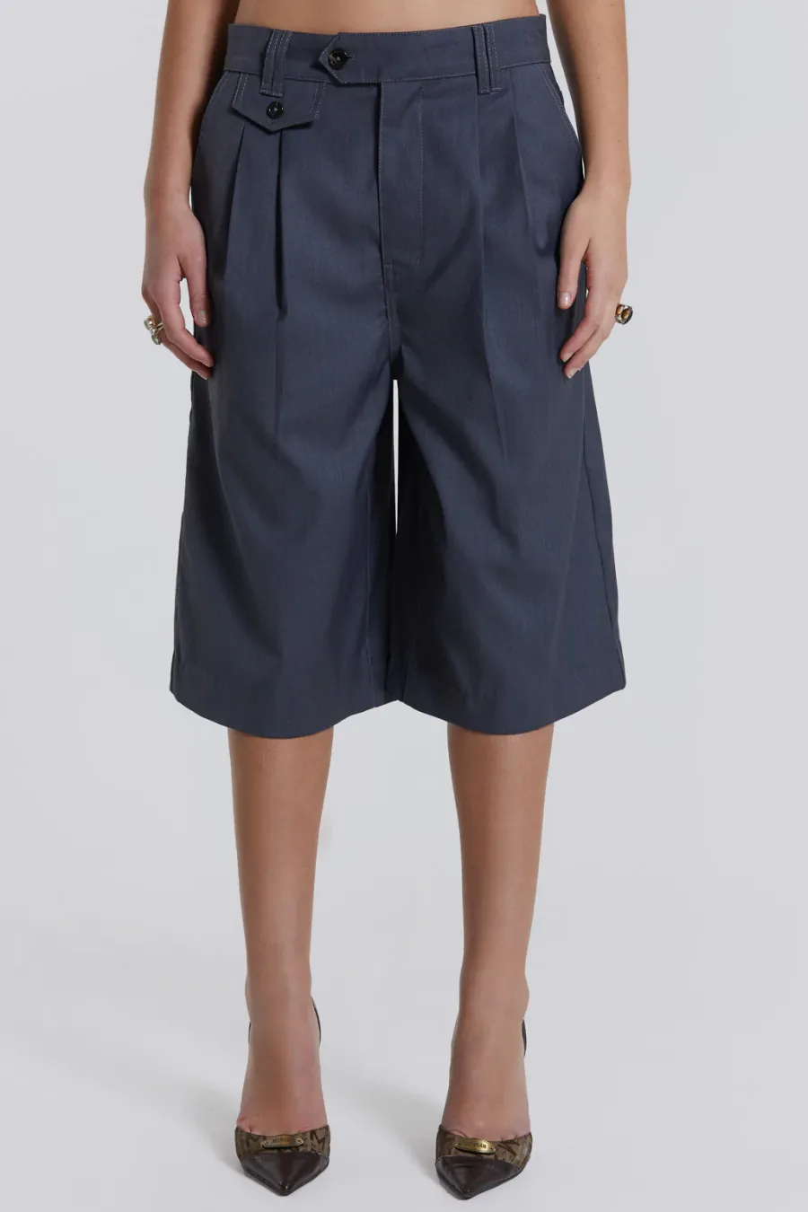 Jaded London Trousers*Coltraine Tailored Wide Leg Shorts
