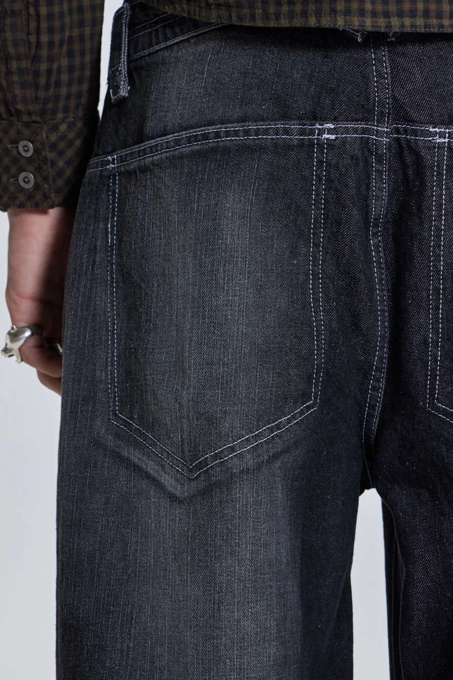 Jaded London Jeans*Contrast Stitch Skate Colossus Jeans