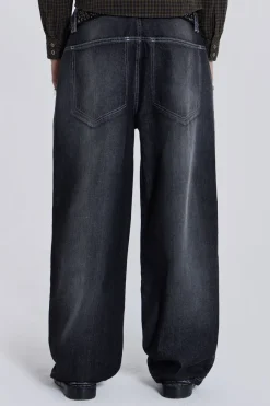 Jaded London Colossus Jeans*Contrast Stitch Skate Colossus Jeans