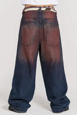 Jaded London Jeans*Deep Red Colossus Jeans