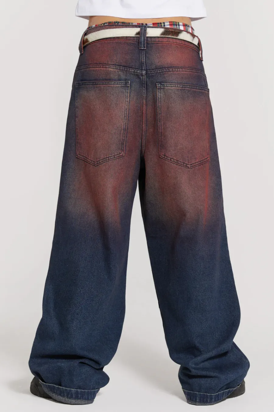 Jaded London Jeans*Deep Red Colossus Jeans