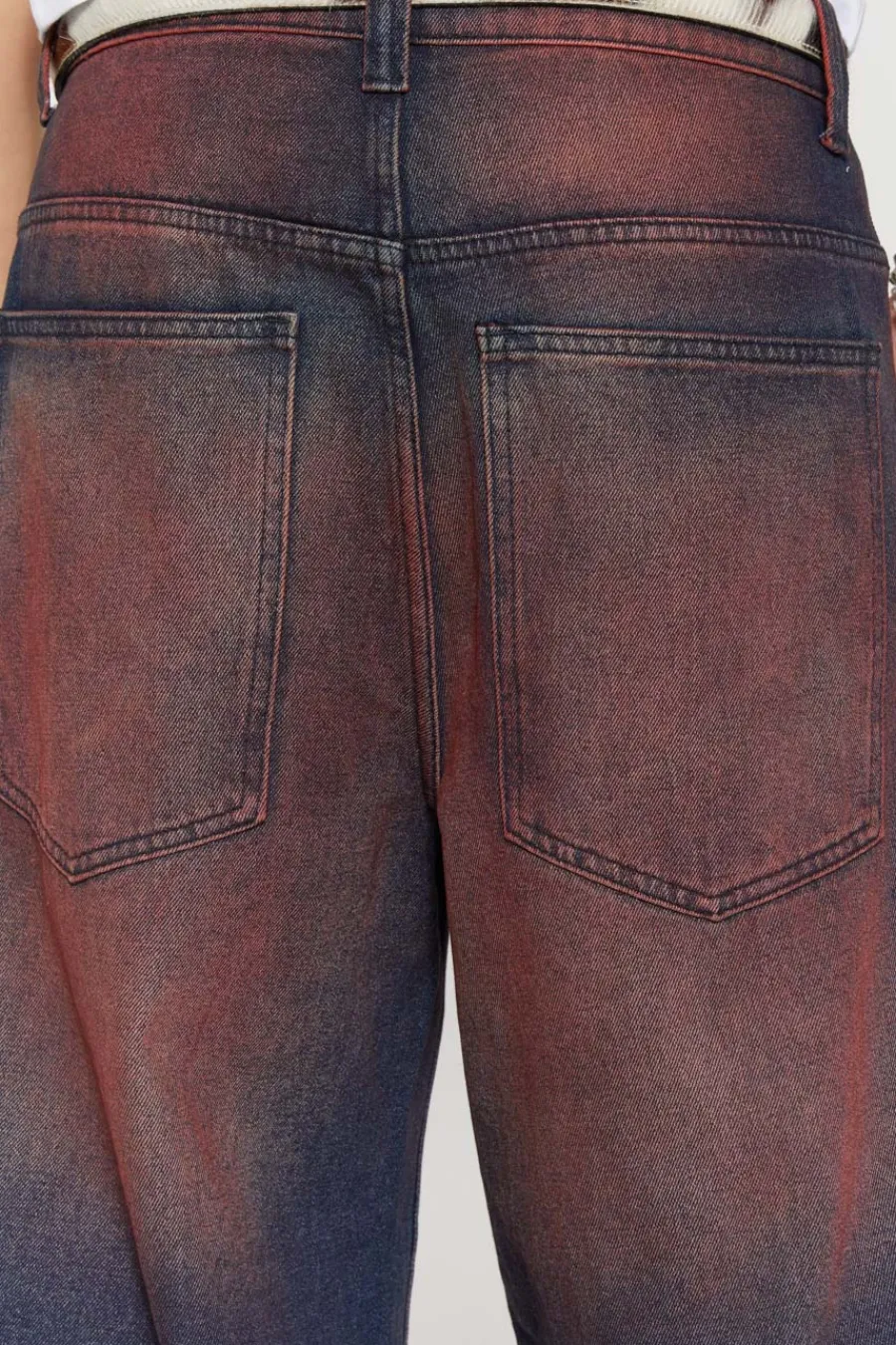 Jaded London Jeans*Deep Red Colossus Jeans