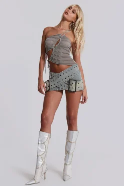Jaded London *Denim Assassin Micro Mini Skirt