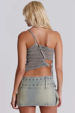 Jaded London *Denim Assassin Micro Mini Skirt