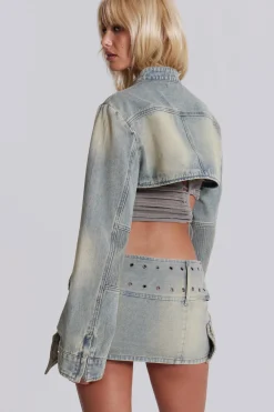 Jaded London *Denim Assassin Ultra Cropped Jacket