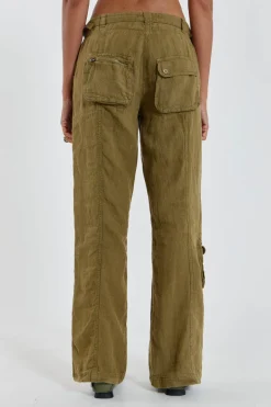 Jaded London *Devon Linen Cargo Trousers