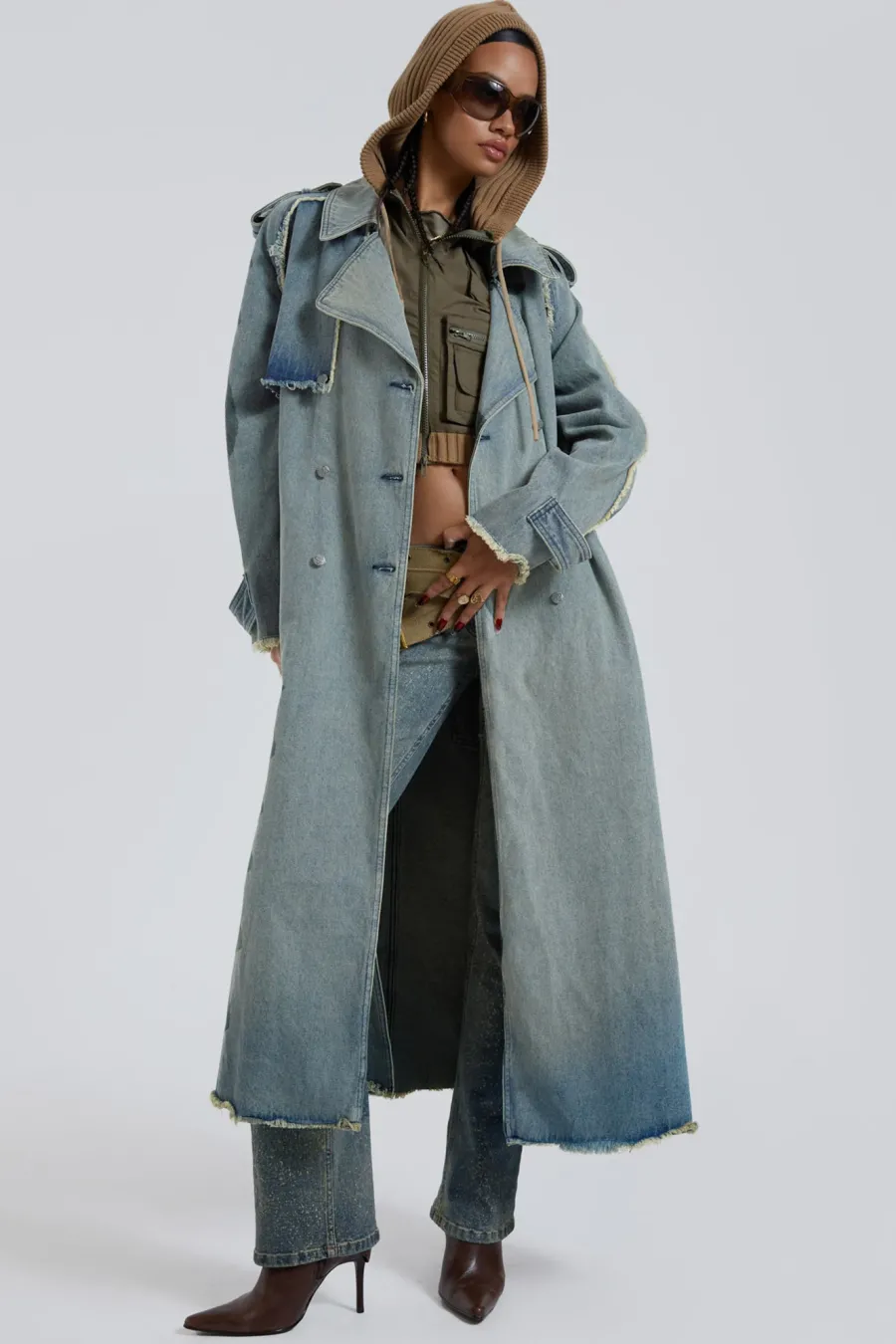 Jaded London Denim Jackets*Downtown Denim Coat