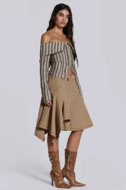 Jaded London Bandeau Tops*Emra Off The Shoulder Shirt