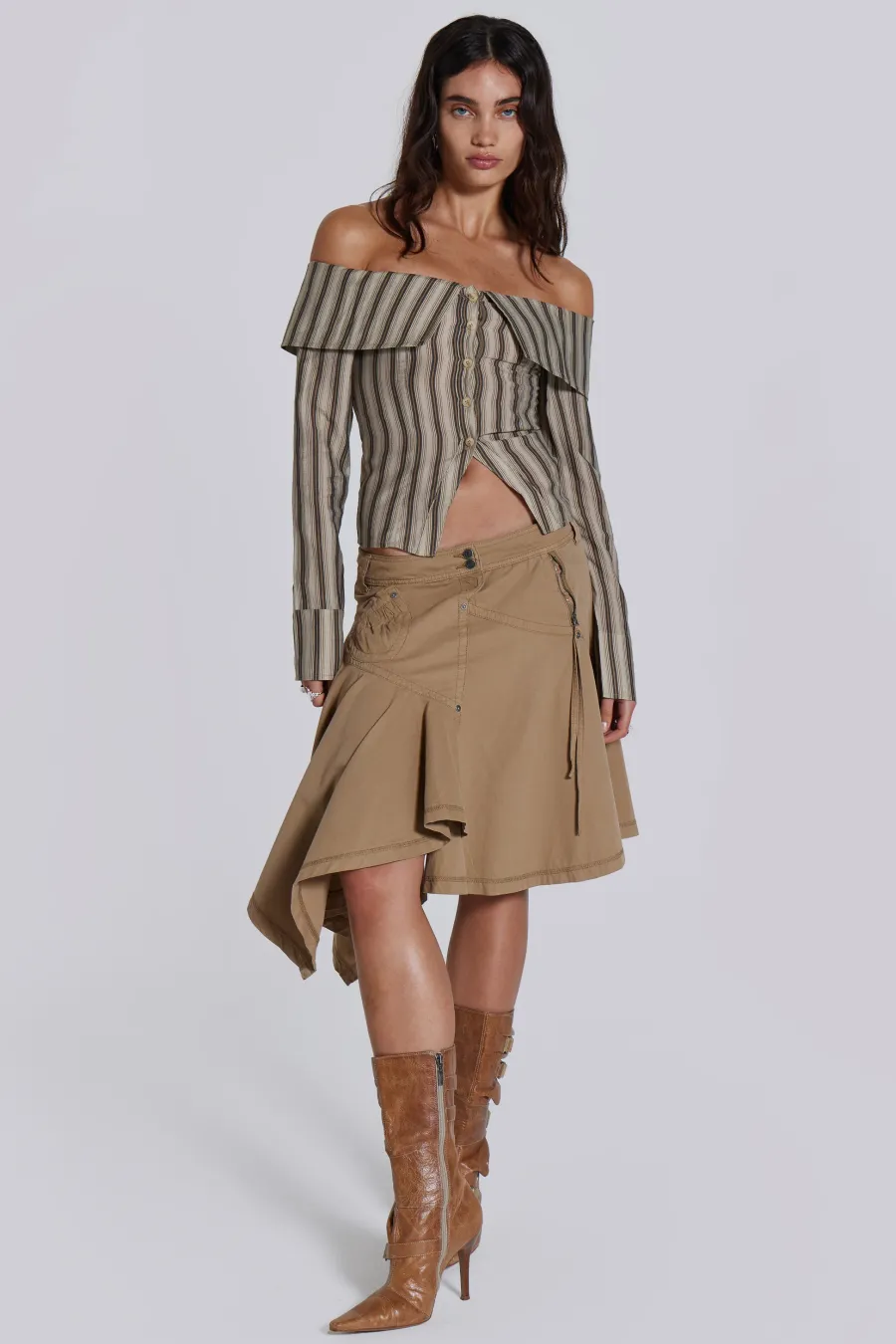 Jaded London Bandeau Tops*Emra Off The Shoulder Shirt