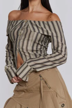 Jaded London Bandeau Tops*Emra Off The Shoulder Shirt
