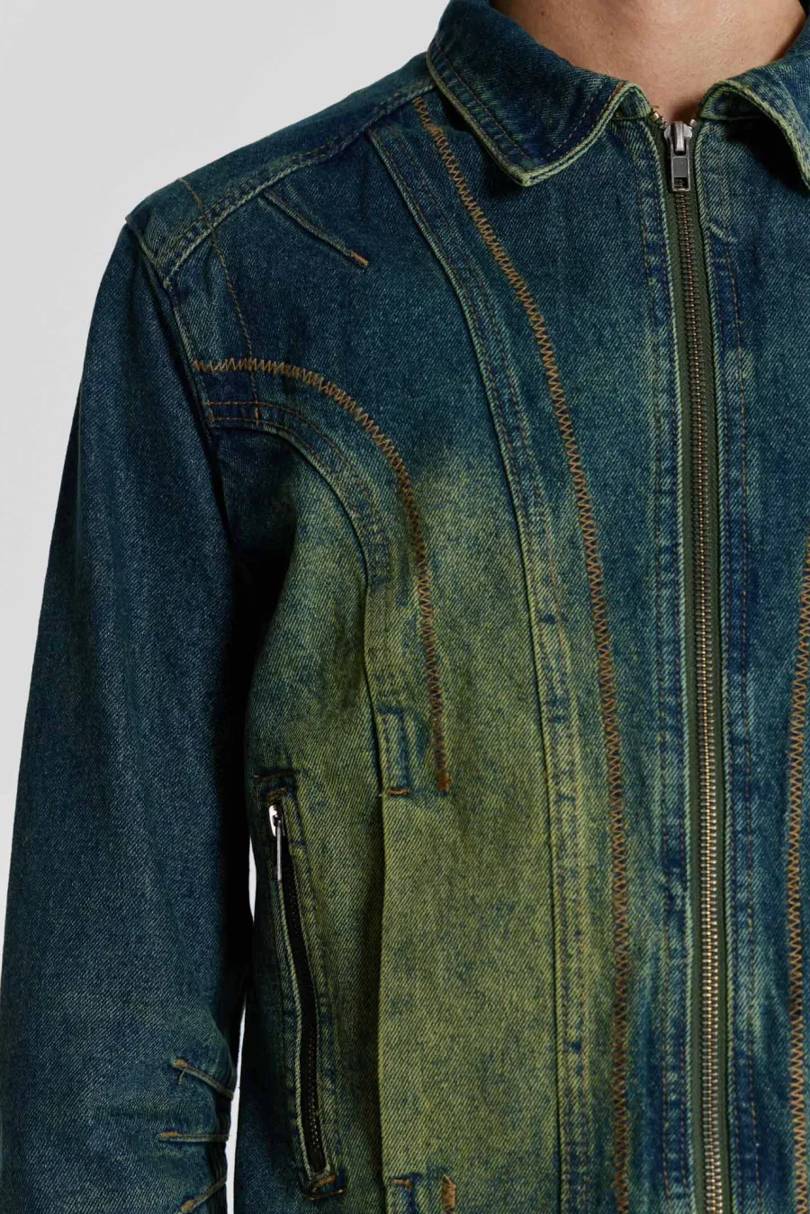 Jaded London *Exhaust Sandblast Denim Jacket