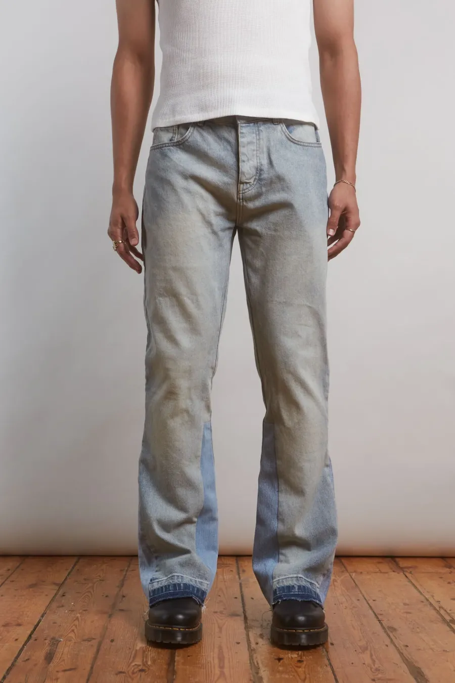 Jaded London Jeans*Flared Jean With Inserted Panel