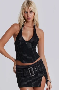Jaded London *Girlfriend Halter Corset Top