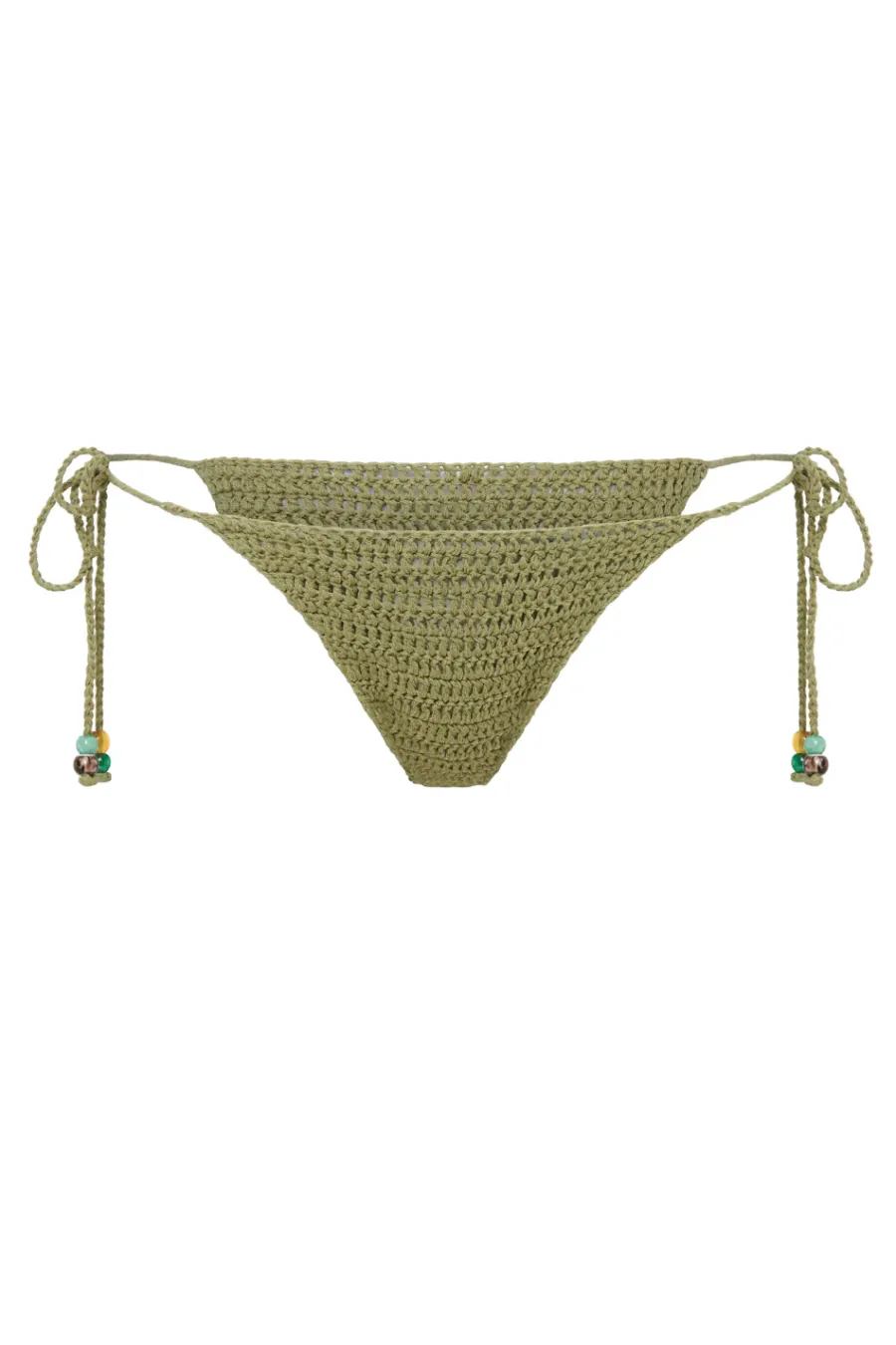 Jaded London Bikini Bottoms*Green Canary Knit Micro Bikini Bottoms