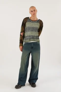 Jaded London Knitwear*Green Nirvana Jumper