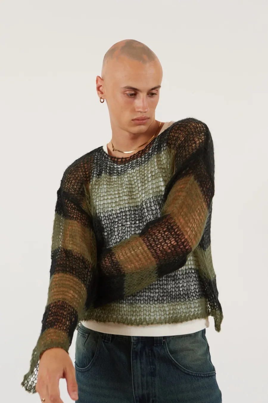 Jaded London Knitwear*Green Nirvana Jumper