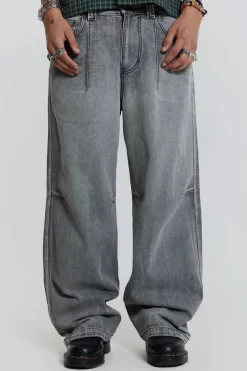 Jaded London Jeans*Grey Acid Razor Jean