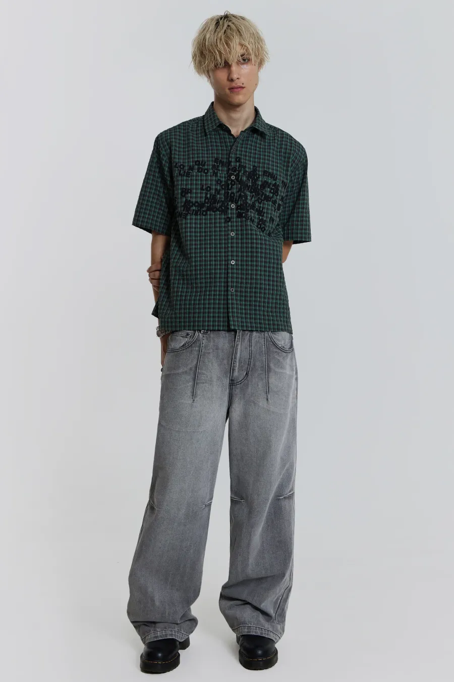 Jaded London Jeans*Grey Acid Razor Jean