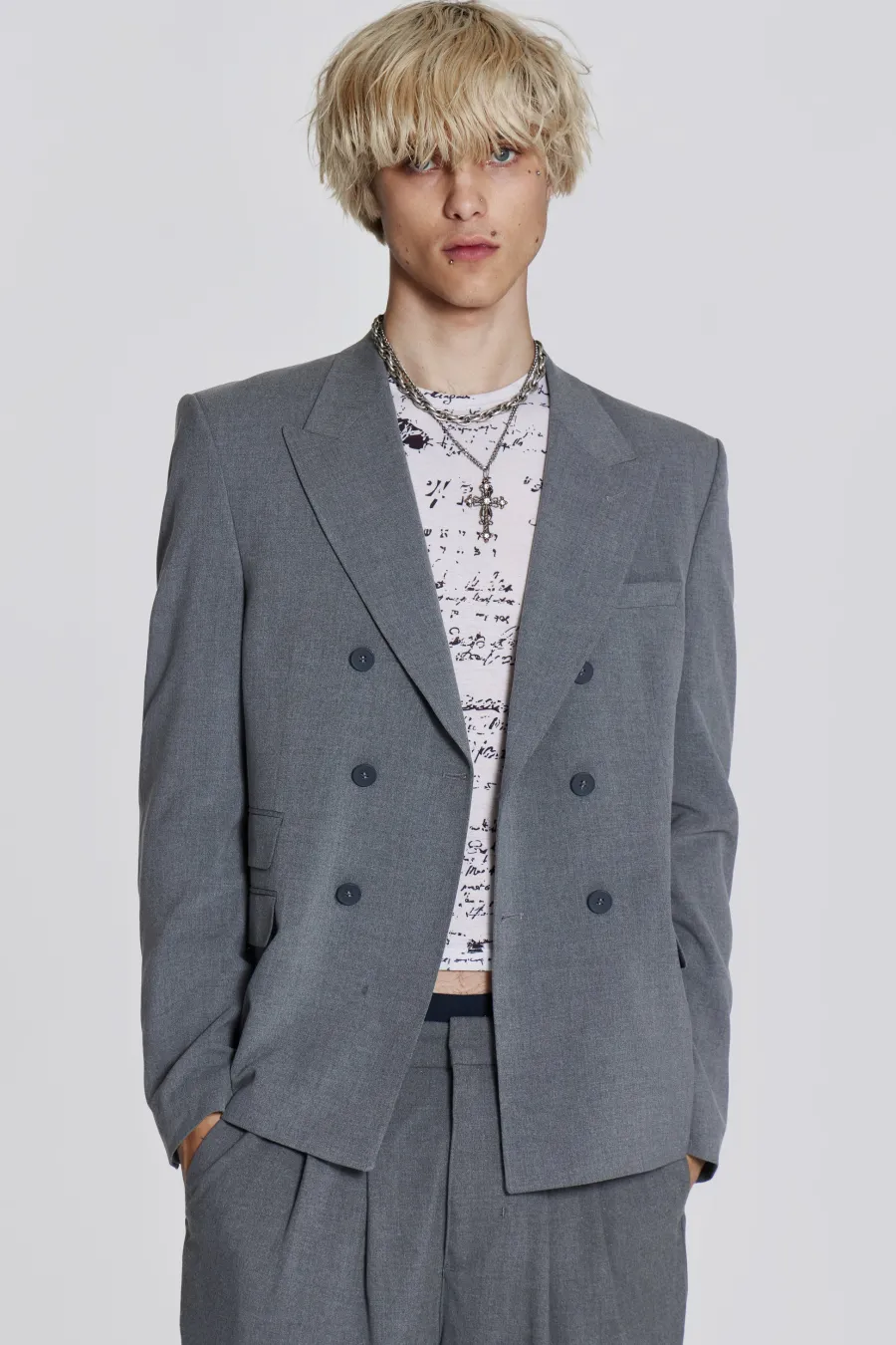 Jaded London *Grey Goliath Blazer