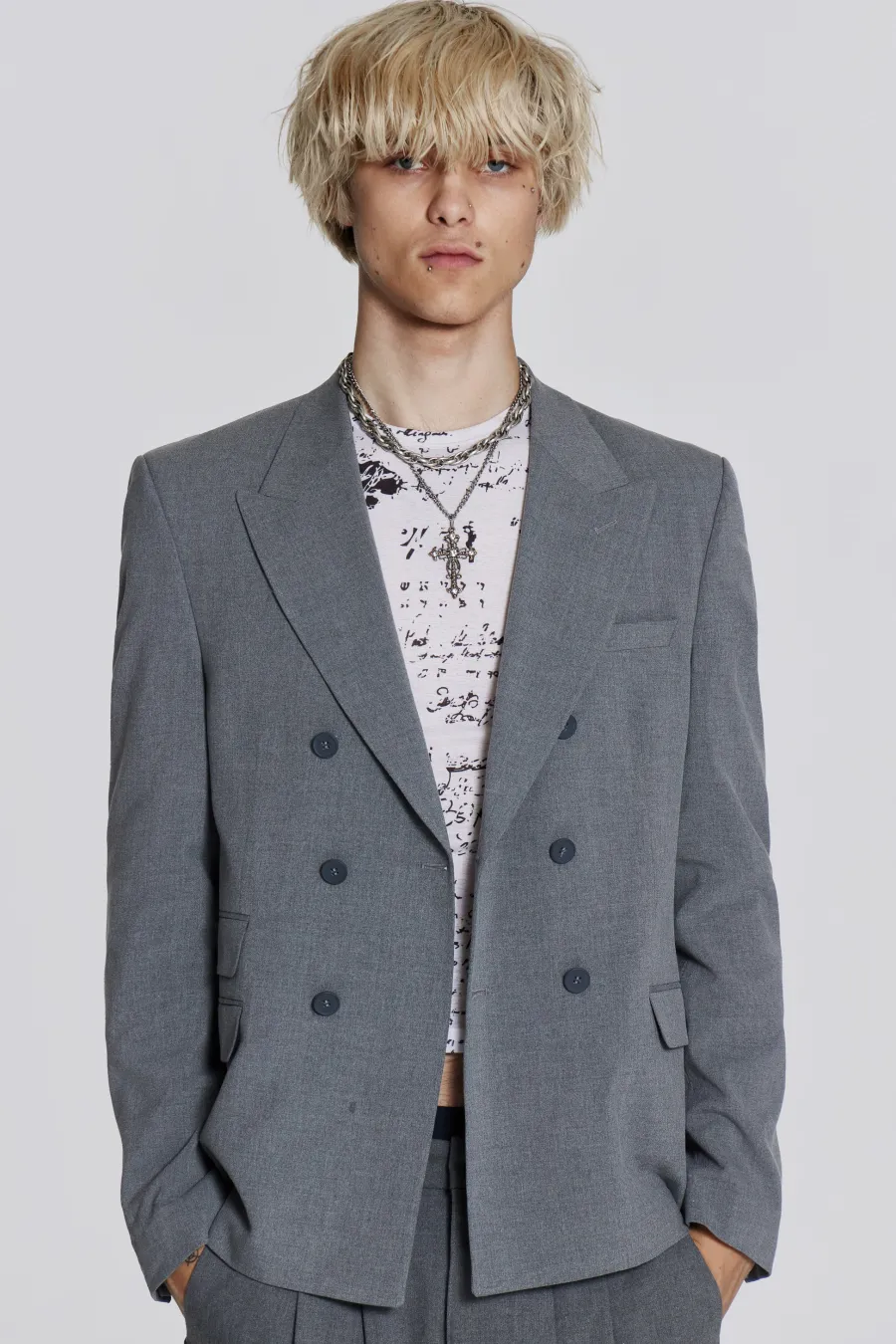 Jaded London *Grey Goliath Blazer
